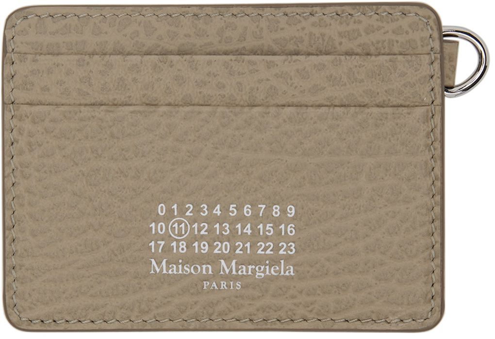 [Maison Margiela] Green Logo Keyring Card Holder