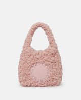 [Stella McCartney] Logo Plush Teddy Hobo Small - Pink