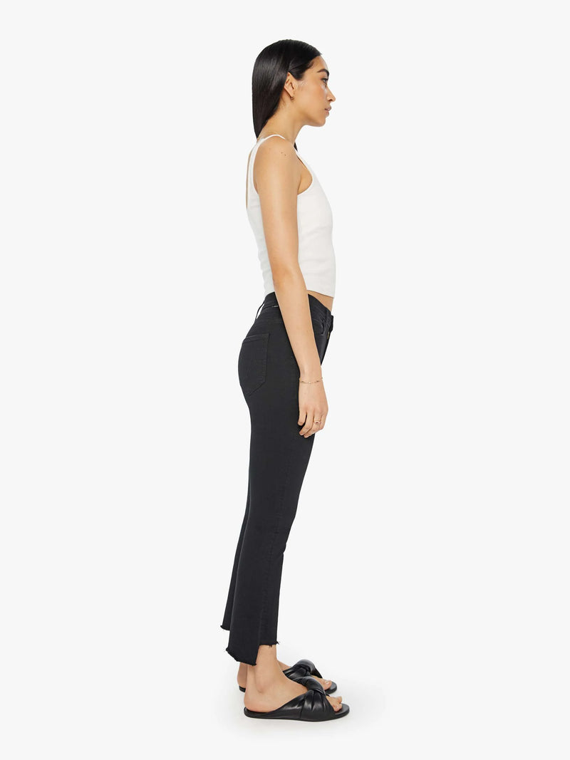 [MOTHER] The Insider Crop Step Fray - Not Guilt/ Black