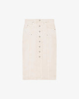 [I.MARANT] VANDY SKIRT- ECRU