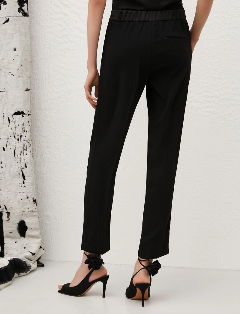 [MARELLA] IZABEL CREPE TROUSER - BLACK