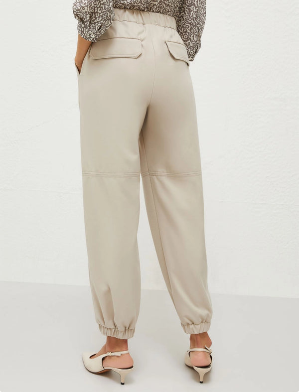 [MARELLA] FRASCA JOGGER TROUSERS - ECRU