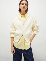 [MARELLA] Fucino Oversized Bomber Jacket - Cream