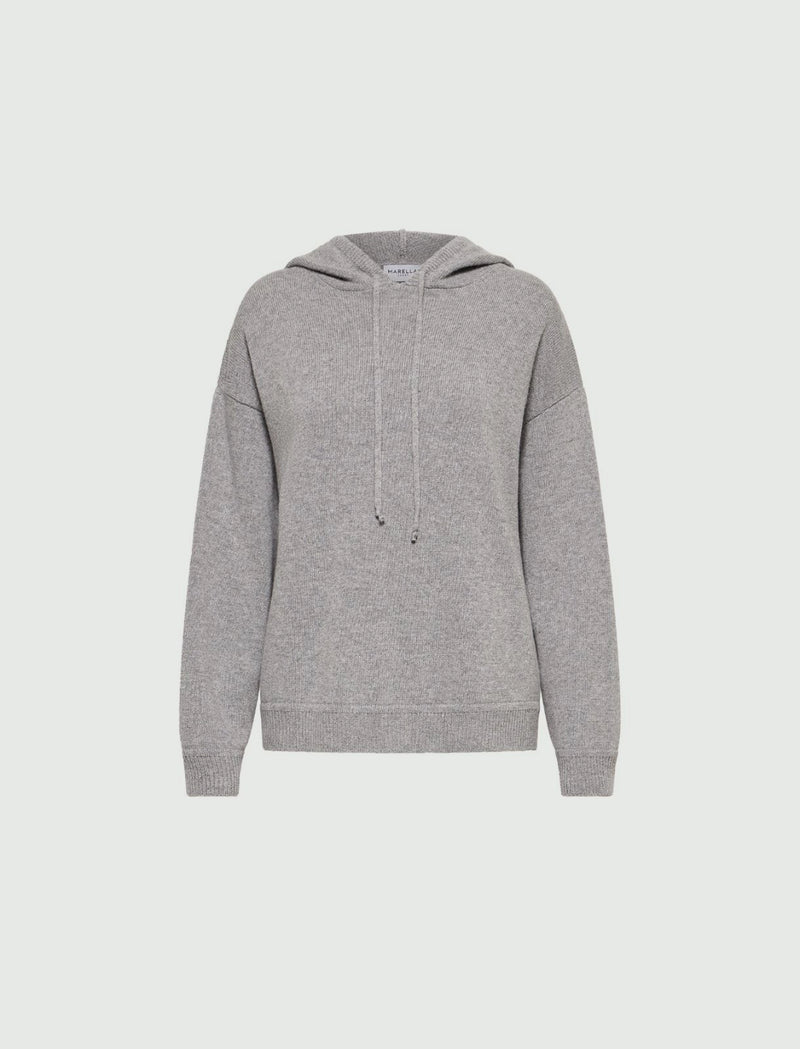 [MARELLA] ORSO Knitted Sweatshirt - MELANGE GREY