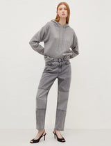 [MARELLA] ORSO Knitted Sweatshirt - MELANGE GREY