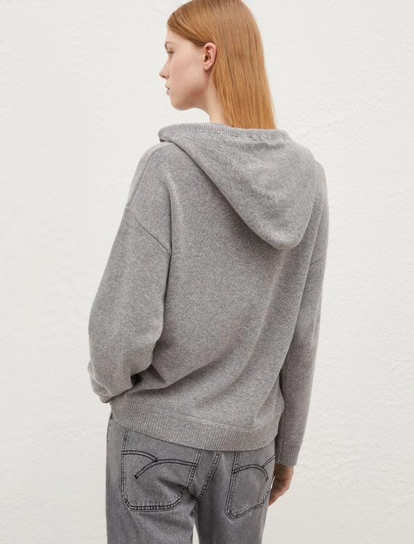 [MARELLA] ORSO Knitted Sweatshirt - MELANGE GREY