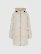 [MARELLA] CILE Cocoon-fit down jacket - WOOL WHITE