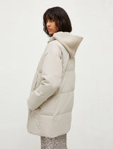 [MARELLA] CILE Cocoon-fit down jacket - WOOL WHITE