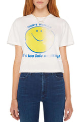 [MOTHER] The Grab Bag Cropped Tee - Don't Worry