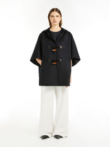 [Max Mara] Fase Toggle-Fastening Cashmere Cape - Ultramarine