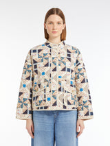 [Max Mara] Arizia Quilted Cotton Patchwork Jacket - Beige