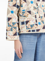 [Max Mara] Arizia Quilted Cotton Patchwork Jacket - Beige