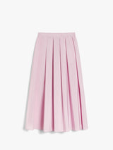 [Max Mara] Curvato Long Taffeta Skirt - Pink