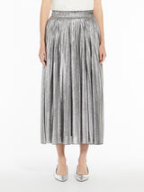 [Max Mara] Gamma Long Skirt - Metallic Georgette