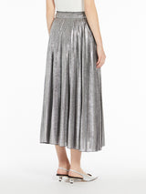 [Max Mara] Gamma Long Skirt - Metallic Georgette