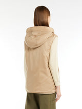 [Max Mara] Tecla Reversible gilet in water-repellent fabric - Beige