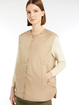 [Max Mara] Tecla Reversible gilet in water-repellent fabric - Beige