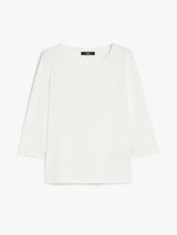 [Max Mara] Multia Organic cotton jersey T-shirt - White