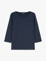 [Max Mara] Multia Organic cotton jersey T-shirt - Navy