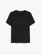 [Max Mara] Vello Cotton Jersey T-Shirt - Black