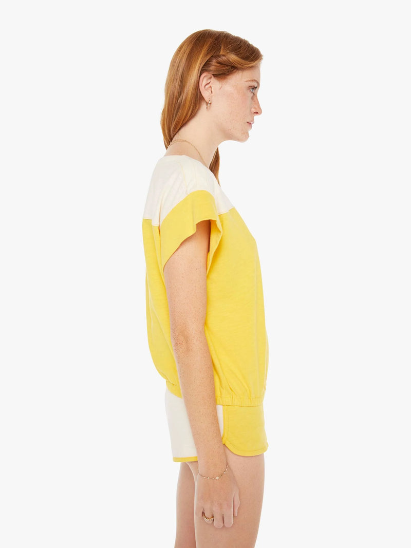 [MOTHER] The Swiper Yoker Tee - Yellow