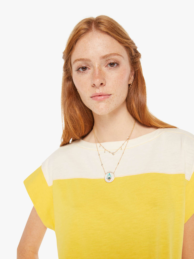 [MOTHER] The Swiper Yoker Tee - Yellow