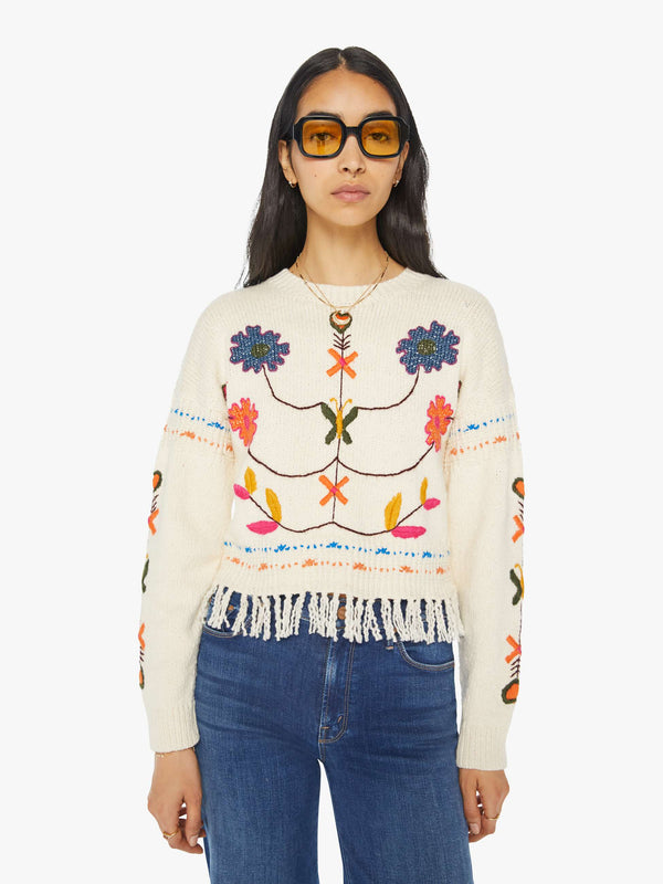 [MOTHER] The Itsy Jumper Fringe Sweater - Little Trinket RNK