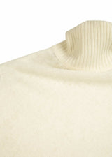 [M. IN THE SKY] POLO NECK PONCHO NATURAL - N.WHITE