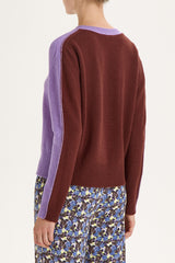 [MALIPARMI]  CASHMERE WOOL SWEATER - MAUVE PURPLE