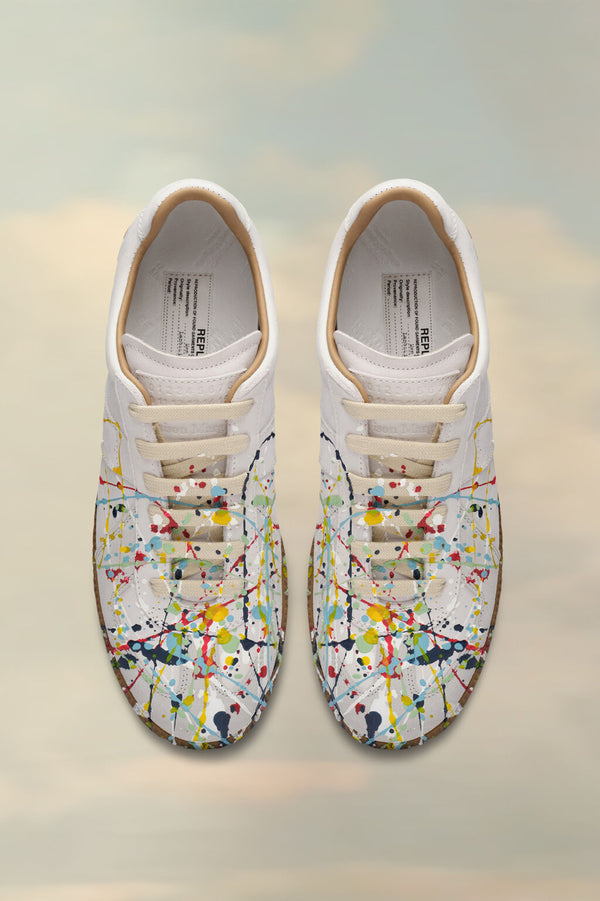 [M. MARGIELA] PAINT REPLICA SNEAKERS - Dirty Wash