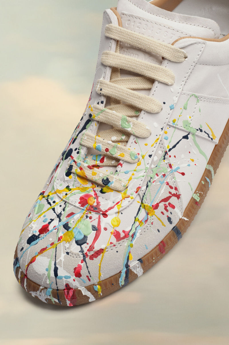 [M. MARGIELA] PAINT REPLICA SNEAKERS - Dirty Wash