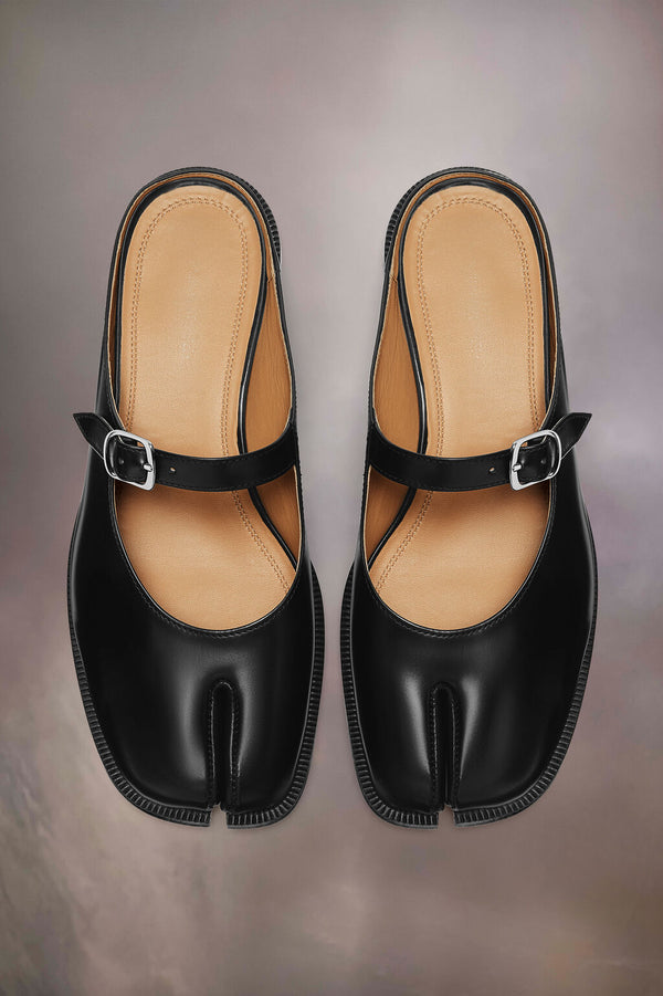 [M. MARGIELA] TABI CITY MARY JANE MULES - BLACK