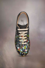 [M. MARGIELA] PAINT REPLICA SNEAKERS - BLACK