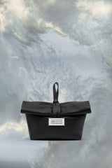 [M. MARGIELA] LEATHER CLUTCH BAG - BLACK