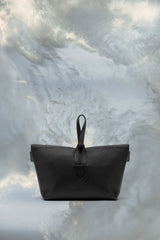 [M. MARGIELA] LEATHER CLUTCH BAG - BLACK