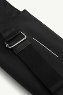 [MM6] Nylon Pockets Belt Bag - Black