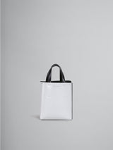 [MARNI] MUSEO mini bag in white and black leather