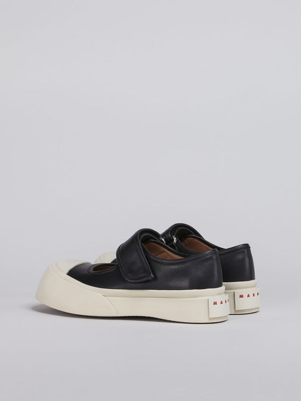 [MARNI] Black nappa leather Mary Jane sneaker