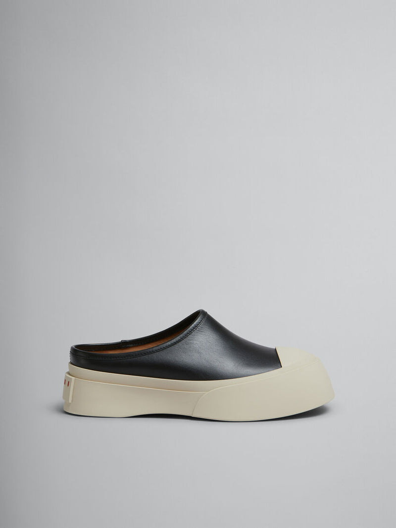 [MARNI] Black leather Pablo sabot - Black