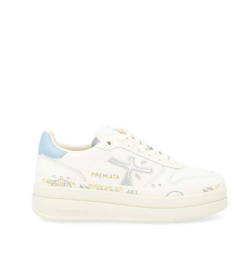 [PREMIATA]  MICOL 6789 - OFF WHITE/BLUE