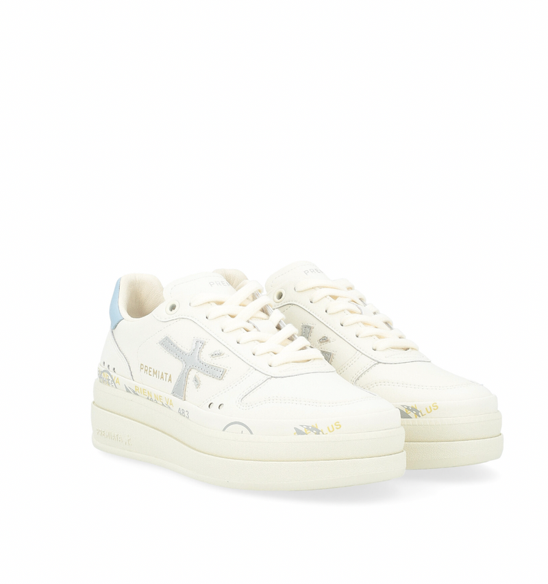 [PREMIATA]  MICOL 6789 - OFF WHITE/BLUE