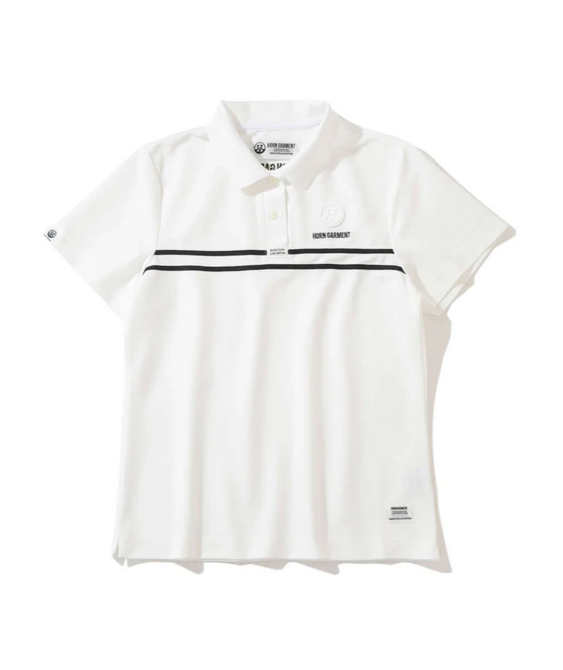 [MARK & LONA] WOMEN'S SCORE POLO - WHITE