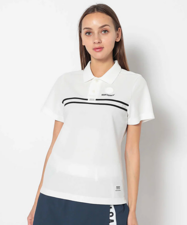 [MARK & LONA] WOMEN'S SCORE POLO - WHITE