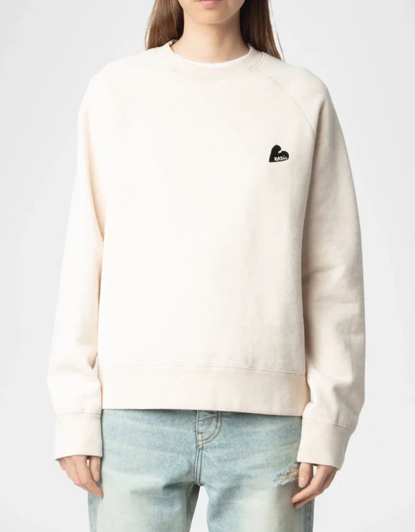 [ZADIG & VOLTAIRE] Upper Heart Sweatshirt