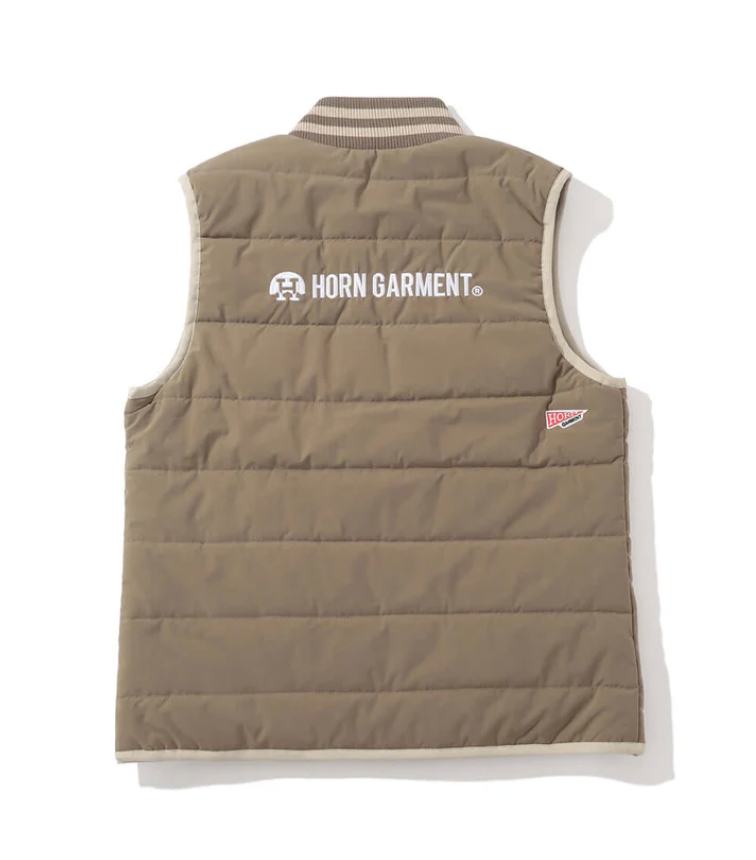 [Mark&Lona] Men | Beacon Two-Tone Lightweight Puffer Vest - Brown