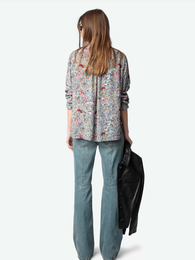 [ZADIG] Tink Blouse - Soft British Flowers