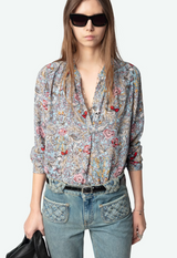 [ZADIG] Tink Blouse - Soft British Flowers