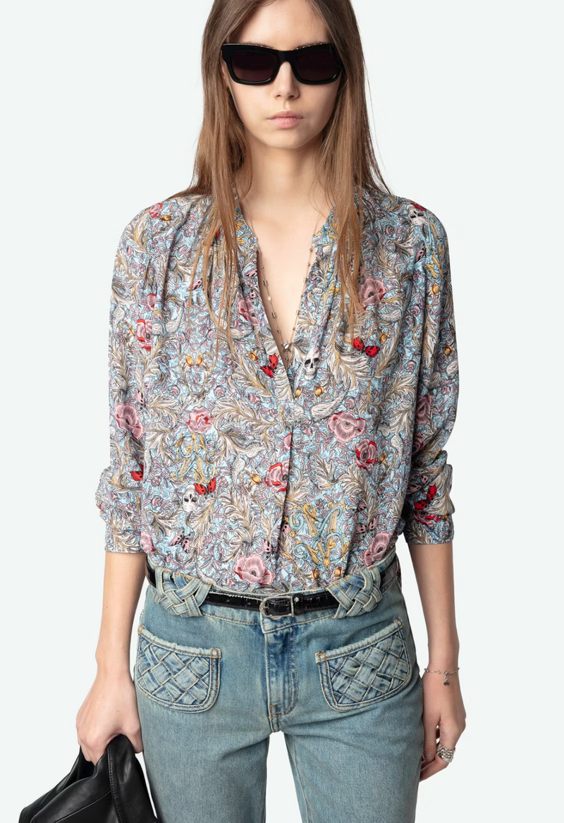 [ZADIG] Tink Blouse - Soft British Flowers