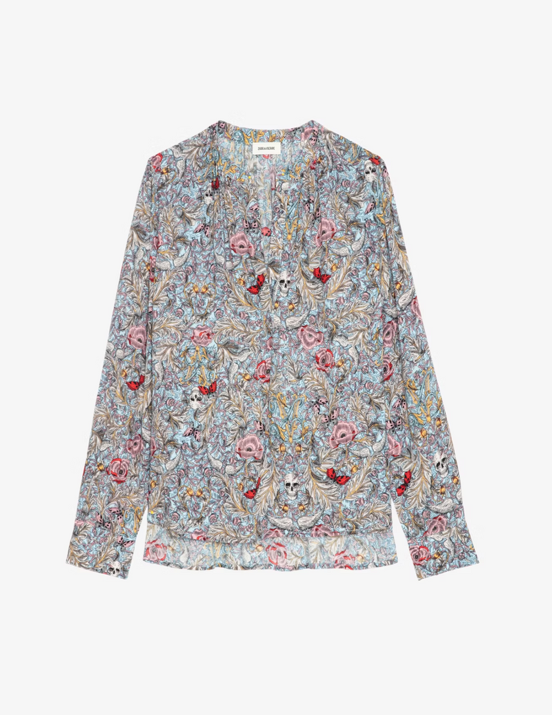 [ZADIG] Tink Blouse - Soft British Flowers