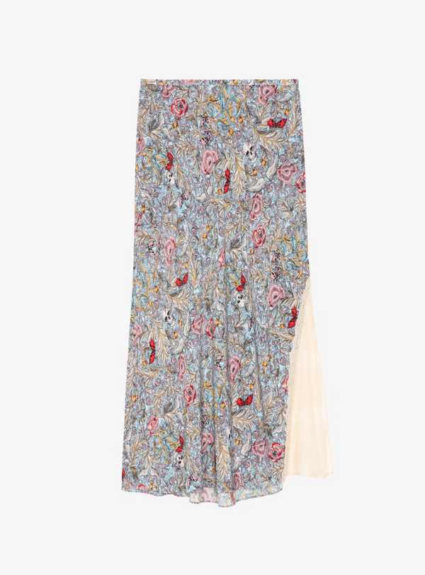 [ZADIG] Jayla Skirt - Soft British Flowers